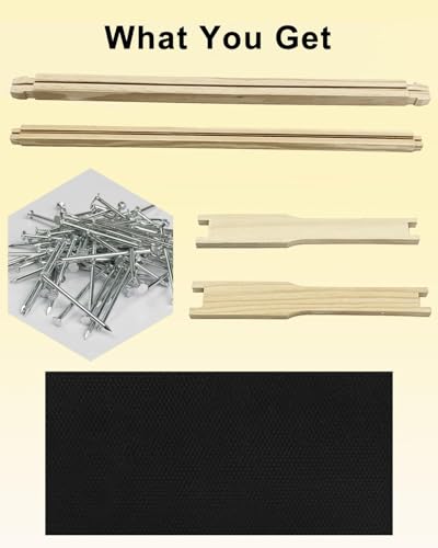 vensovo 10 Pack Bee Frames Deep - Bee Hive Frames and Wax Foundations Black Beehive Frams