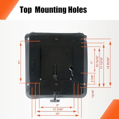 Suspension Kit with Slider Track for Zero Turn Lawn Mower Tractor Forklift, Compatible with Most Aftermarket Seats - Same Day Shipping