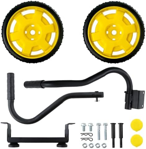 Generator Wheel Kit Compatible with Champion 2800-4750w with Folding Handle and Never-Flat Tires, Generator Replacement Parts 40065
