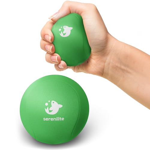 Serenilite Stress Balls, Anxiety Relief Items, Grip Strength Trainer, Meditation Accessories, Physical Therapy Equipment, Fidget Ball, Stress Balls for Adults, Hand Grip Strengthener