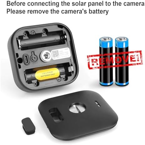 4W Solar Panel for Blink Outdoor 4 (4th Gen) Camera, Solar Panel with USB-C Port, Rubber Plug, IP65 Waterproof, 13.12ft Cable