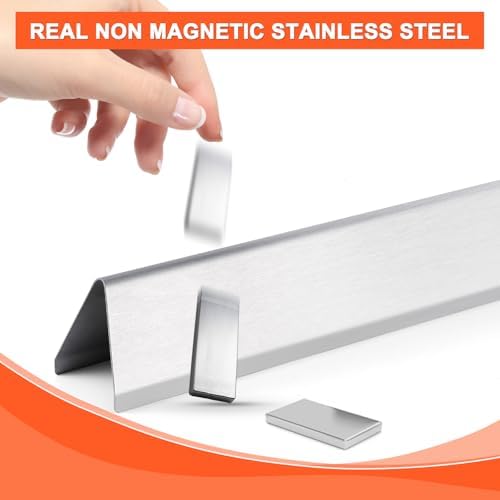 QuliMetal 15.3" Flavorizer Bars for Weber Spirit E310, Spirit 300, Spirit II 300, E315 E320 E330 S310 S315 S320 S330 Series Grills with Front Control Knobs,Grill Parts for Weber 7636, Stainless Steel