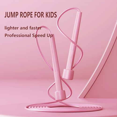 Kids Jump Rope, 3-Pack Set, Jump Rope for Kids 8-12, Beginners, and Adults - Lightweight, Tangle-Free, Adjustable PVC Rope - Jump Rope Kids, Jump Rope for Women (3 pcs)