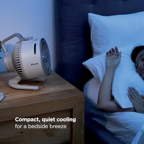 Shark FlexBreeze HydroGo Fan—Ultra-powerful portable fan with indoor + outdoor mist. Up to 70 feet of reach, corded & cordless, up to 12-hr. battery, 5 speeds, evaporative misting, Grey, FA052