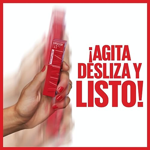 MAYBELLINE Super Stay Vinyl Ink Longwear No-Budge Liquid Lipcolor Make Up, Highly Pigmented Color and Instant Shine, Upbeat, 1 Count