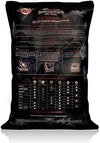 Bear Mountain BBQ FK17 Premium 20 Pounds All Natural Hardwood Mesquite BBQ Hardwood Smoker Pellets for Outdoor Electric Grilling and Smokers (2 Pack)