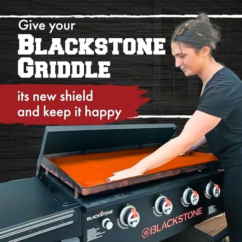 KITCHEN PERFECTION 36" Silicone Griddle Cover Mat For Blackstone Griddle 36 Inch –Hermetic Protection From Rust & Debris All Year, Fits All Blackstone 36 Inch Models -Heavy Duty Food Grade Silicone