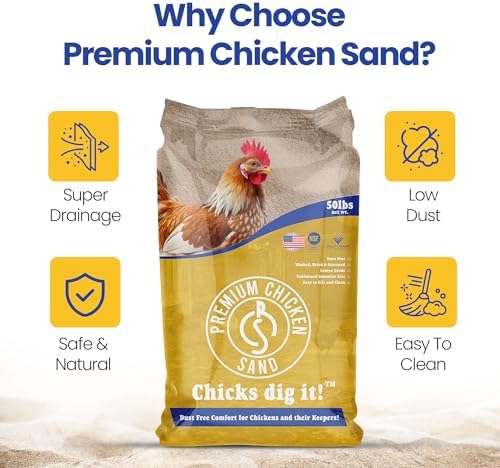50 lb Bag Odor Eliminating Bedding for Chicken Coops, Nesting Boxes & Runs