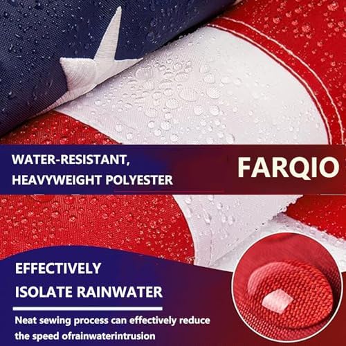 American Flag 2.5x4 FT Pole Sleeve, American Flag sleeve style,Long Lasting US Flag, Heavy Duty Durable TearProof American Flag Sleeve, Embroidered Stars, Sewn Stripes,, UV Protection,Flags for Outside (Pole NOT Included)