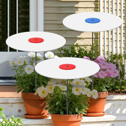 3Pack- 17in Plants Shade Cover for Outdoor Plants, 65% Sunblock garden Shade Cloth, Garden plant umbrellas for flower, Sun Shade for Plants