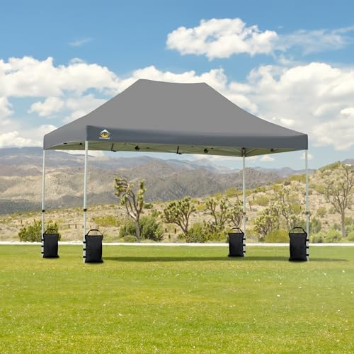 CROWN SHADES Sand Bags for Canopy Legs (112 LBS) Sandbags for Weight, Canopy Weights, Pop Up Tent Weights Bags, Black (Unfilled)