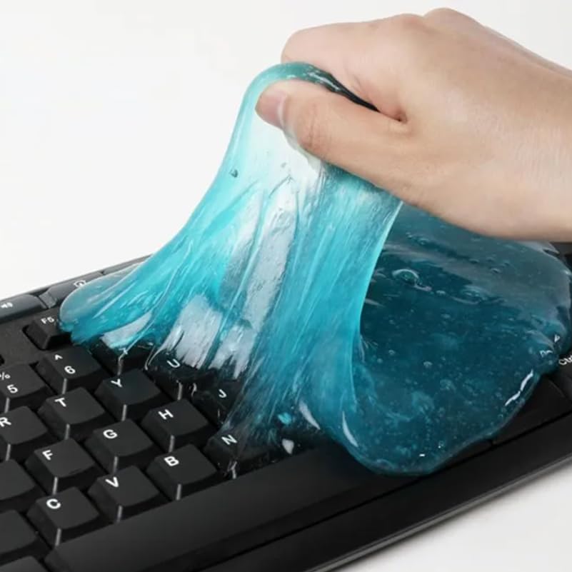 AOTDAOU Reusable Car Cleaning Gel Slime Putty - Strong Adhesive Dust Cleaner for Auto Vents, Interior, Keyboards & Electronics