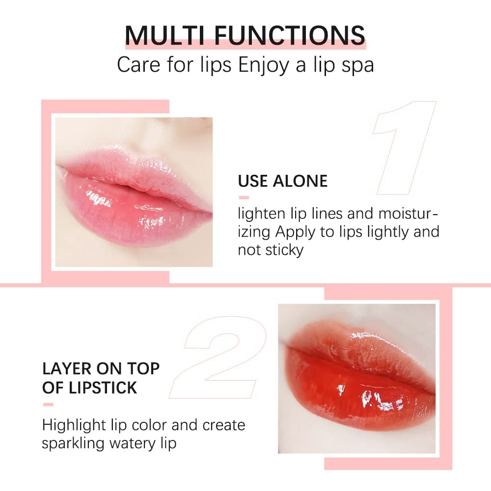 Sokgo Hydrating Lip Glow Oil, Plumping Lip Gloss, Moisturizing Lip Oil Gloss