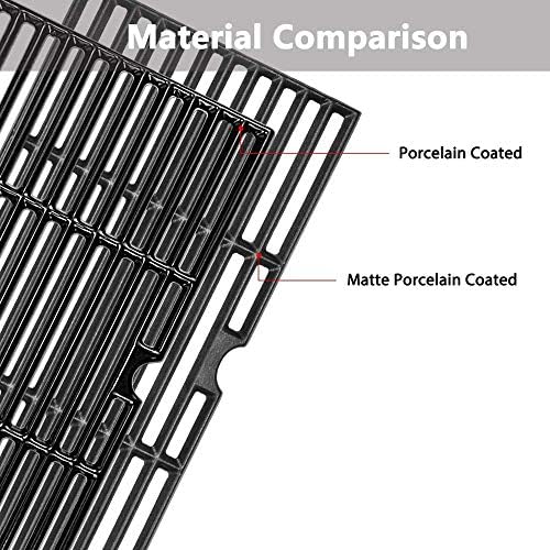 Uniflasy 17 x 9 1/2 inch Grill Grates for Charbroil Tru Infrared 4 Burner 463255020 463242716 463242715 463276016 466242715 Replacement Parts for Charbroil Grill Grates for Nexgrill 720-0882A