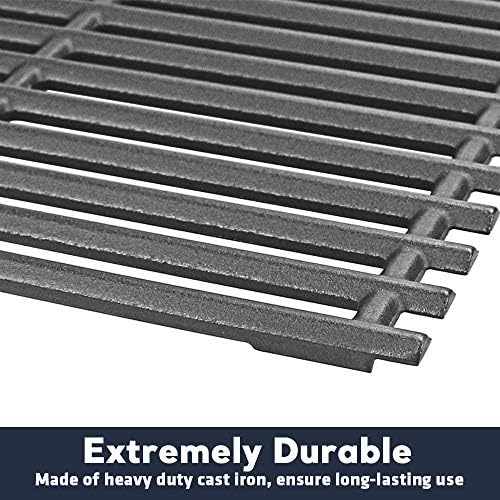 Uniflasy 17 x 9 1/2 inch Grill Grates for Charbroil Tru Infrared 4 Burner 463255020 463242716 463242715 463276016 466242715 Replacement Parts for Charbroil Grill Grates for Nexgrill 720-0882A