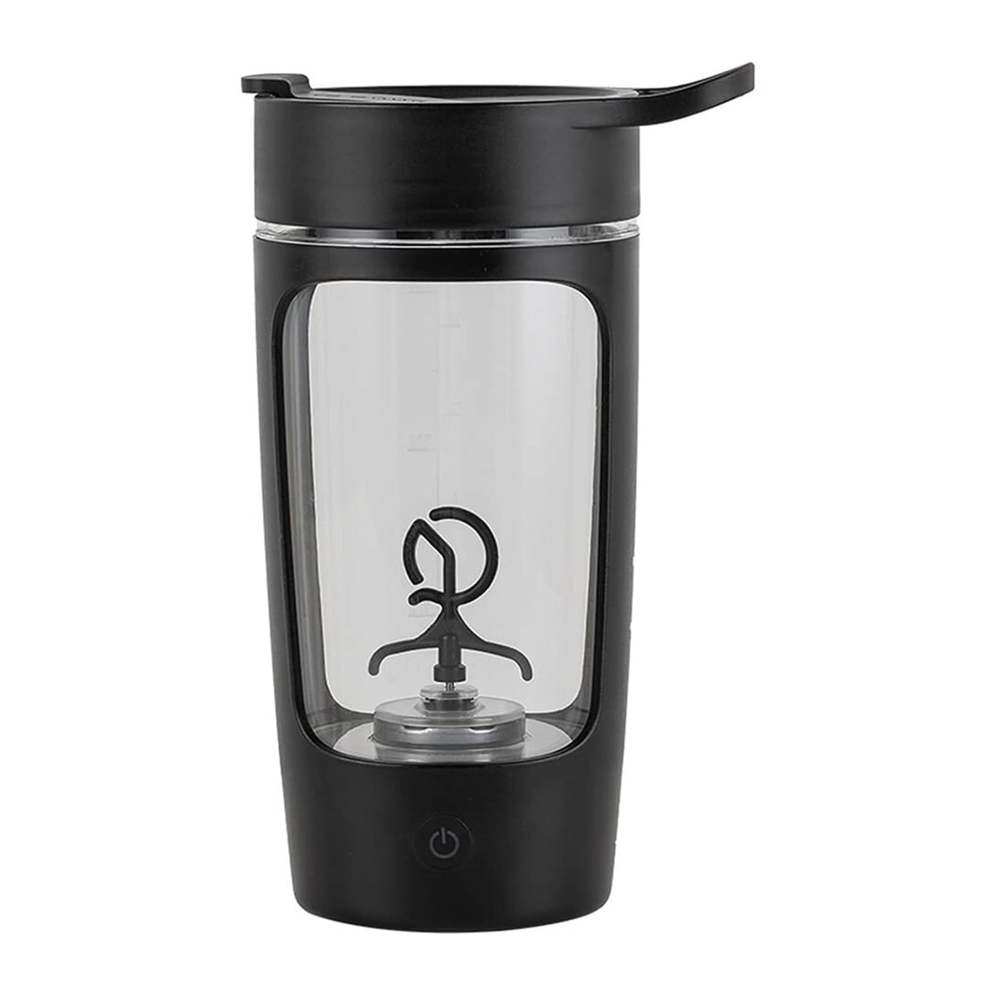HeroTrade 650ml Electric Protein Shaker Bottle, USB Rechargeable Portable Blender Cup for Protein Shakes, Juices, Coffee, and Smoothies,(Black)