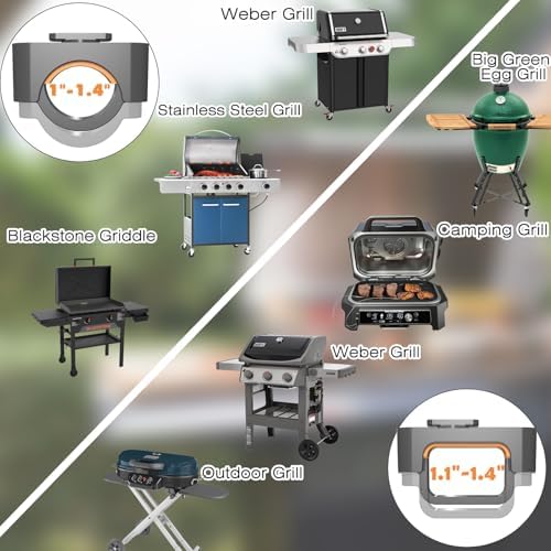 Grill Light Designed for Blackstone Griddle & Weber Grill, Automatic On/Off BBQ Light, Blackstone Griddle Accessories, LED BBQ Grilling Accessories for Outdoor Grill, Gifts for Men Dad Husband