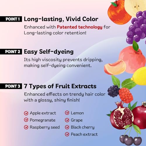 eZn Pudding Hair Dye Ammonia Free Semi-Permanent Self Hair Dye DIY Kit included contain Keratin Made in Korea Beauty (Warm Pink Brown)