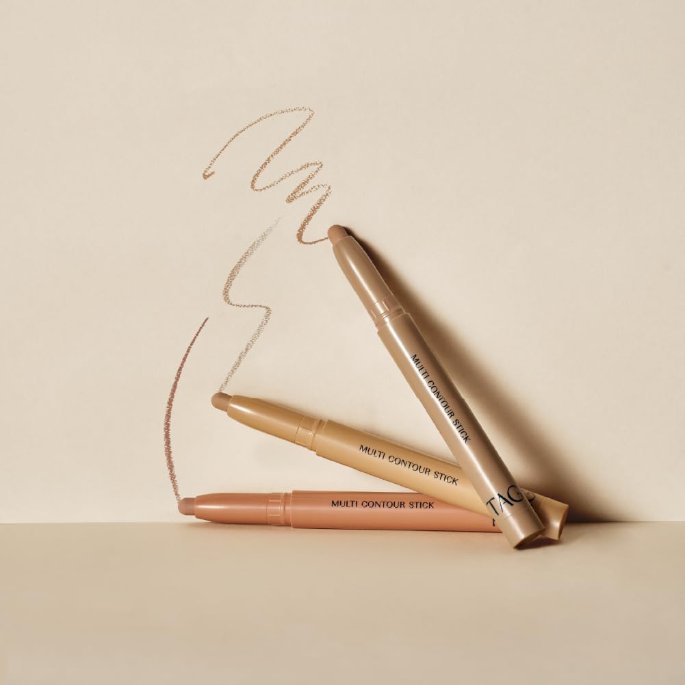 TAG Multi Contour Stick | Face Shaping & Bronzer Stick 1.6g (#2 Nude Brown)