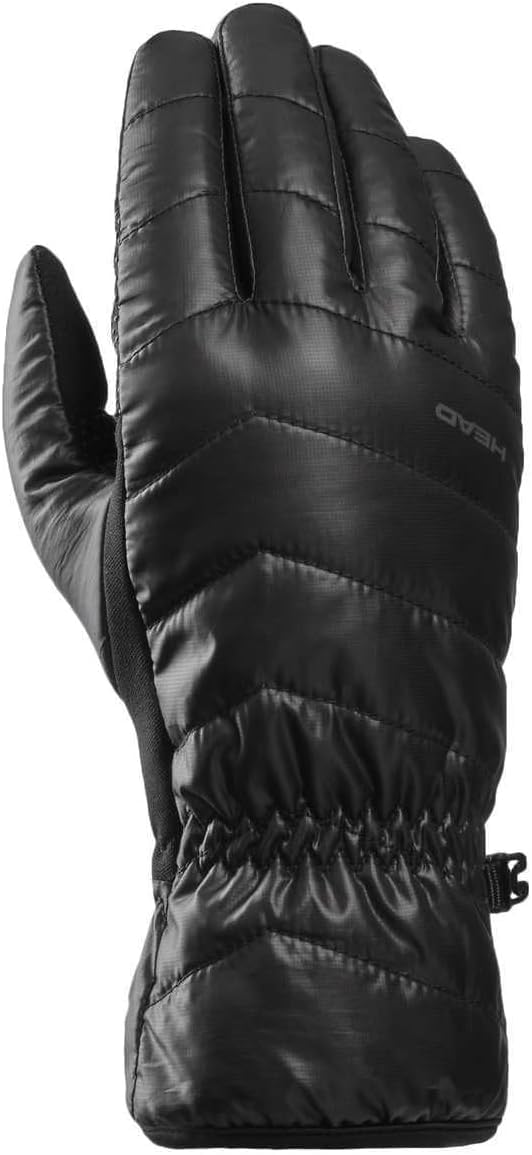 Head Women's Waterproof Hybrid Gloves (Medium, Black)