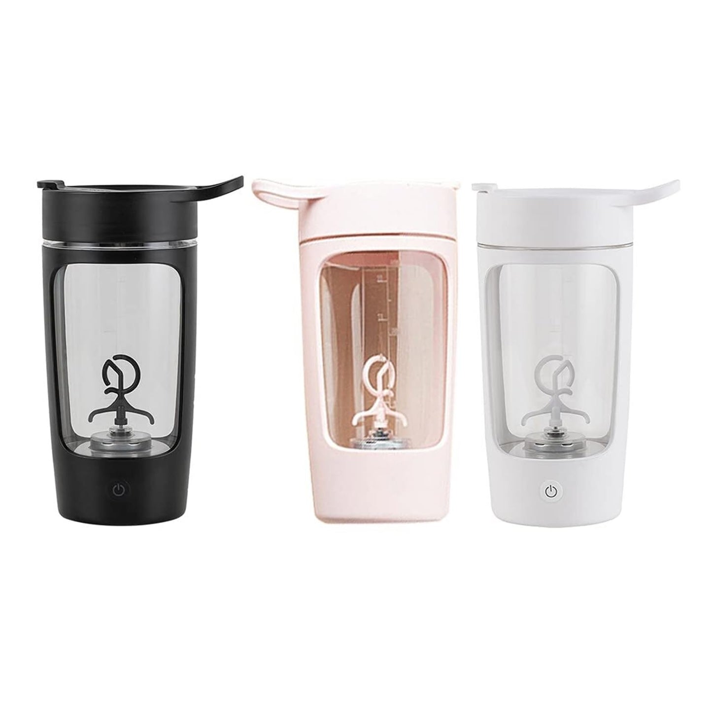 HeroTrade 650ml Electric Protein Shaker Bottle, USB Rechargeable Portable Blender Cup for Protein Shakes, Juices, Coffee, and Smoothies,(Black)