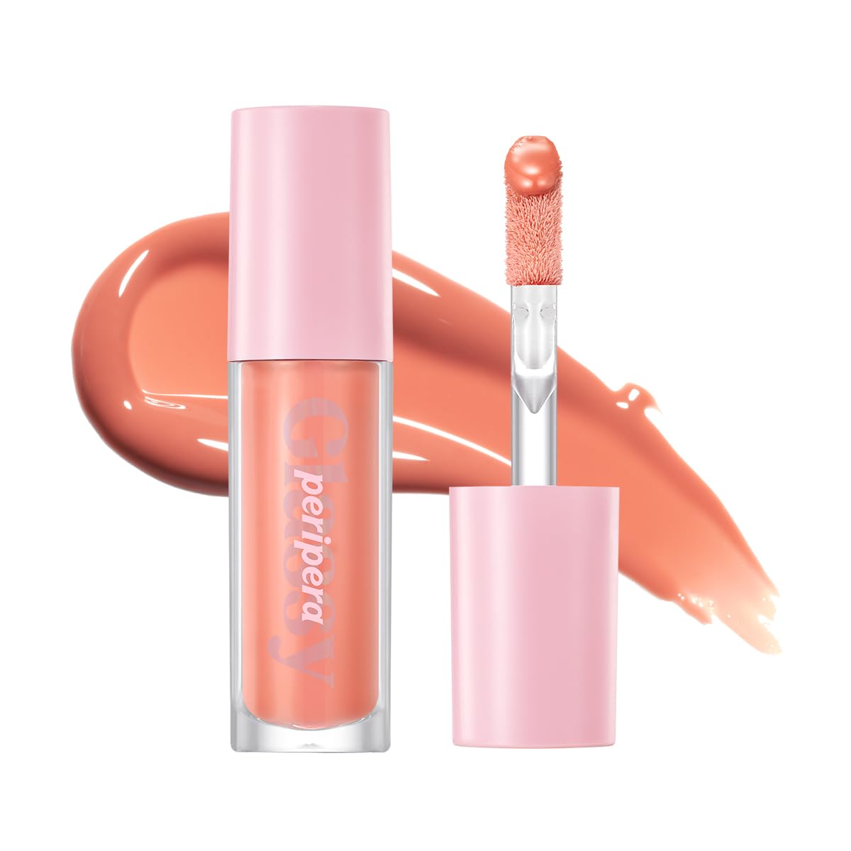 Peripera Ink Glasting Lip Gloss | Non-Sticky, High-Shine, 4XL Wand For Easy Application, Comfortable, Plumping, Fuller-Looking Lips, Moisturizing, Long-Lasting, Vegan (004 GOOD ON YOU)