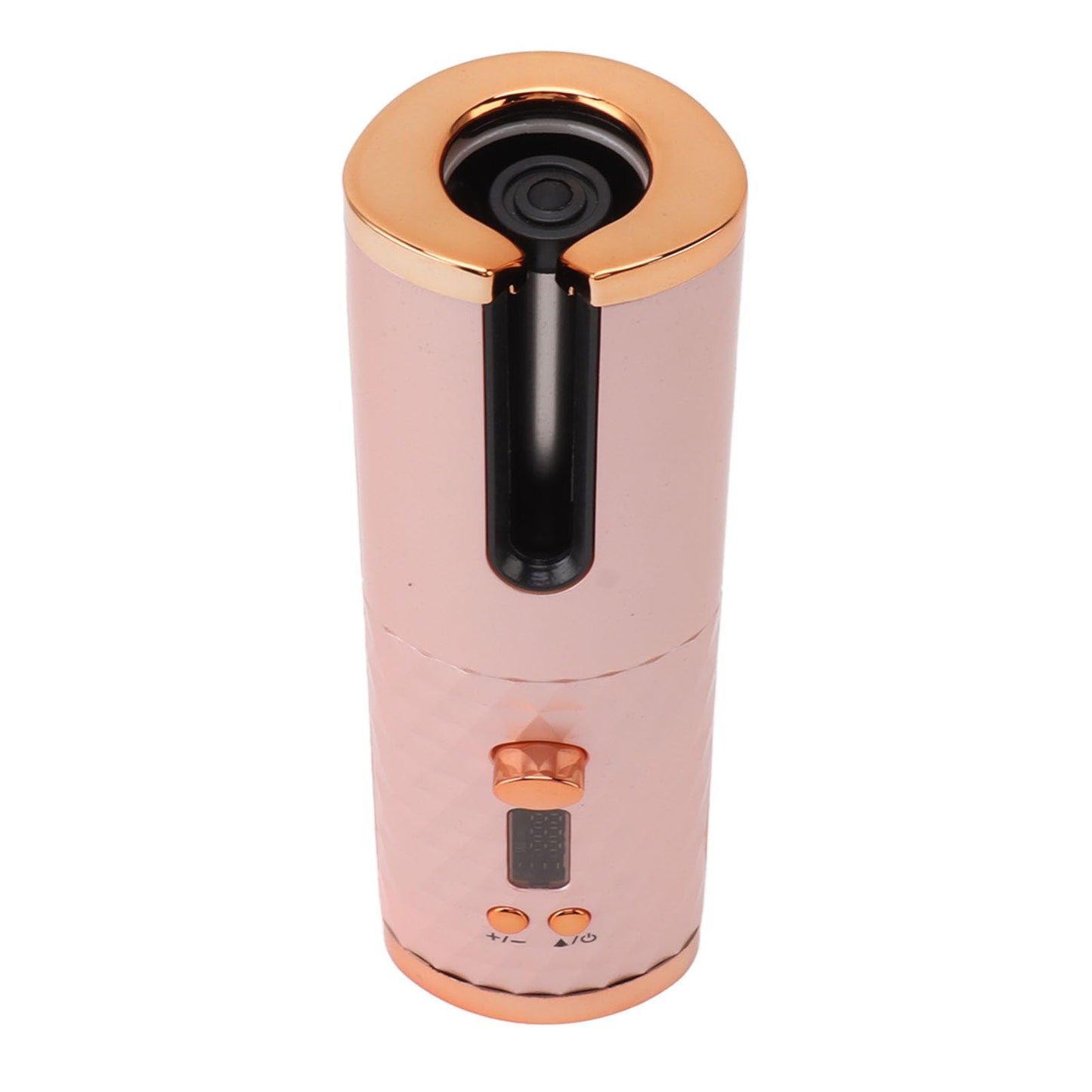 KIMISS Cordless Automatic Hair Curler for Women, Fast Heating USB Rechargeable Curling Wand with Digital Display, Portable Spin Curler for Styling, Travel-Friendly