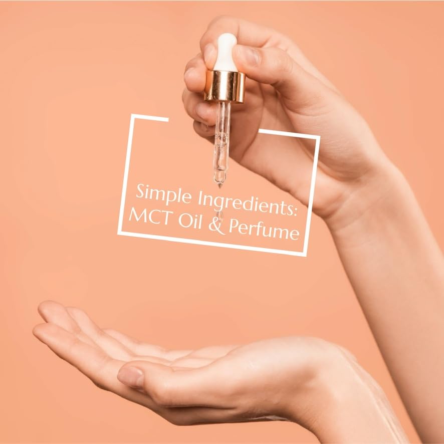 Simplystication – Alcohol-Free Skin Parfum for Women – Inspired by Si – Long-Lasting, Hydrating Eau de Parfum with MCT Liquid Coconut Oil – 1 oz (30 ml Dropper)