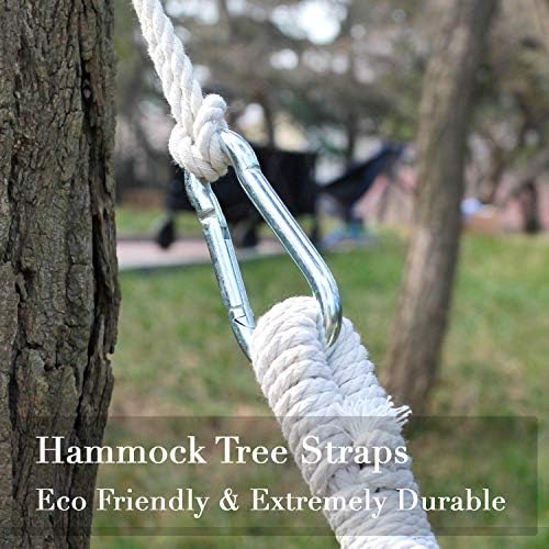 INNO STAGE 2 Tree Swing Hanging Straps Hammock Rope 13 FT Each with Heavy Duty Carabiner Hooks Kit for Camping or Tire Playground Accessories - Safer Extension Conversion/Easy Setup Indoor Outdoor