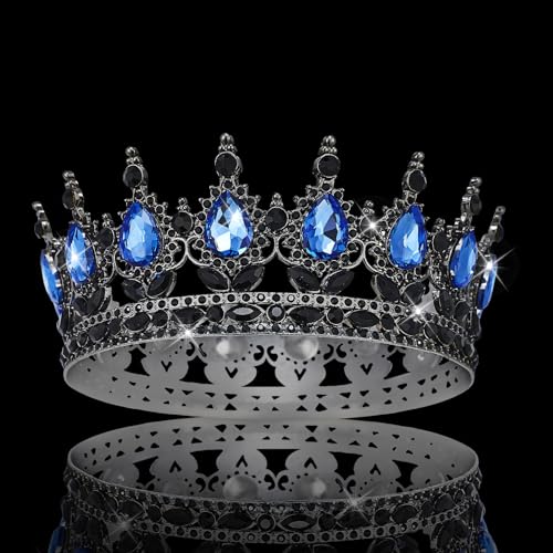 YOUlDIANZI Queen Crown Birthday Crowns for Women, Birthday Girl Sash, Birthday Tiara for Women Set, Princess Rhinestone Birthday Girl Headband Birthday Gifts for Women, Sweet Happy Accessories