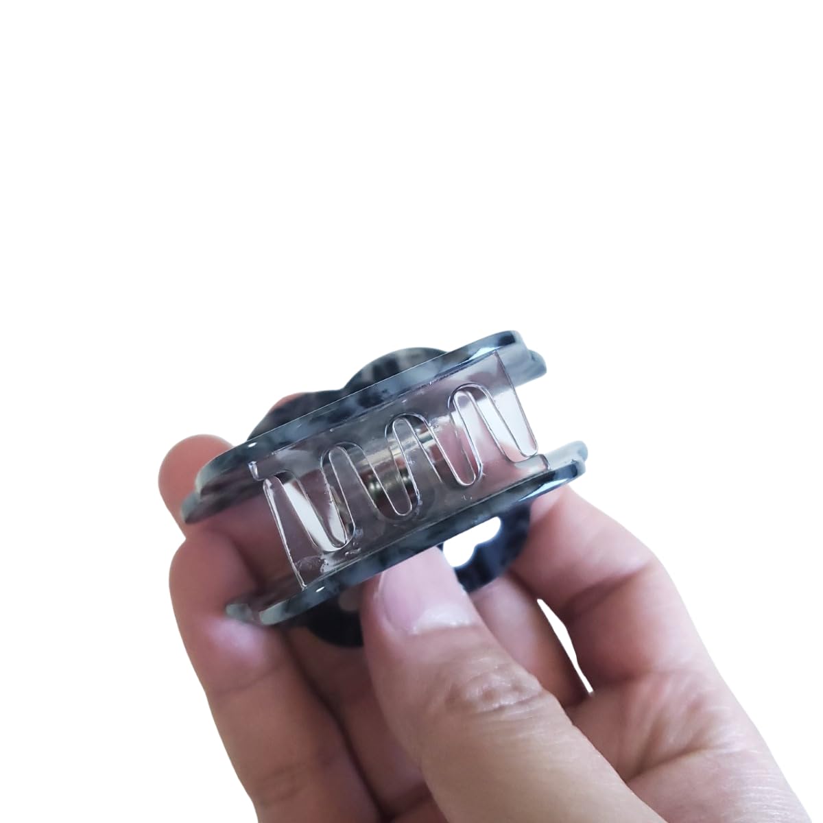 Novelty Paw Hair Clip,Acetate Claw Clips,Hair Clips for Women,Black