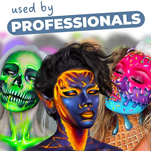 Blue Squid PRO Face Paint - Professional Water Based Single Cake Facepaint & Body Paints - SFX Makeup, Kids Adults Face Painting for Costume, Halloween, Cosplay - Metallic Purple 30g / 1oz