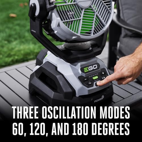 EGO POWER+ Portable Misting Fan, Compact, Outdoor Electric 10" 6 Speed Fan, Battery and Charger Not Included - FN1000