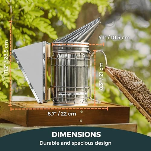 Bee Smoker Stainless Steel Heat Shield High Standard 11"