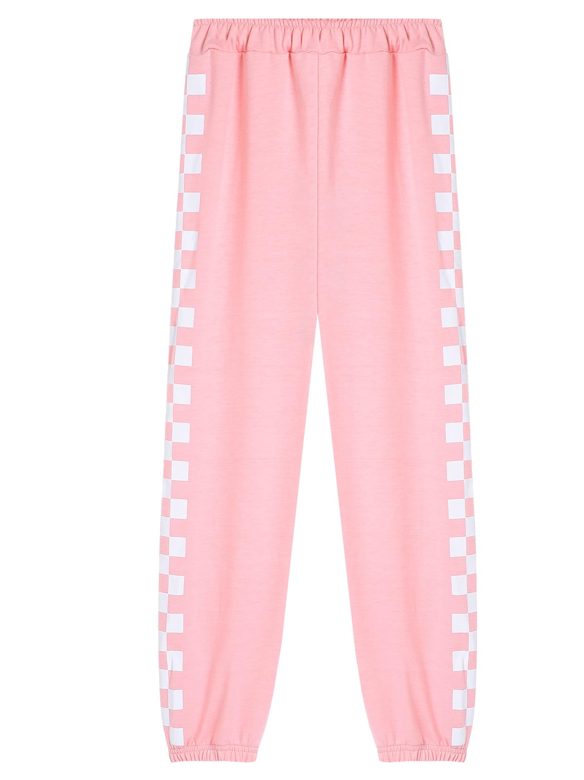 Frogwill Girls Crop Tops Hoodies Fall Winter 2 pieces Outfit and Sweatpants 7-8 Years, Pink