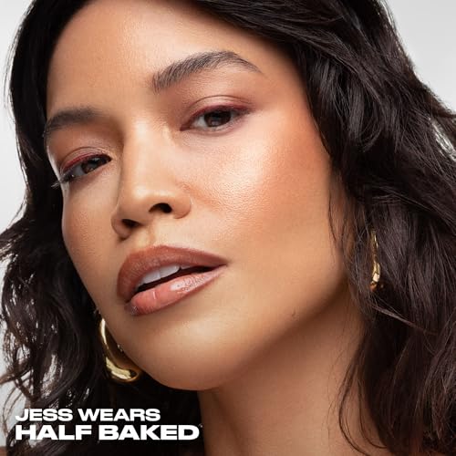 Urban Decay Face Bond Waterproof Luminizer (Half Baked - Warm Bronze Gold), All-Over Liquid Highlighter + Bronzer, with 3% Niacinamide, Smudge-Resistant, Transfer-Resistant - 1 fl oz