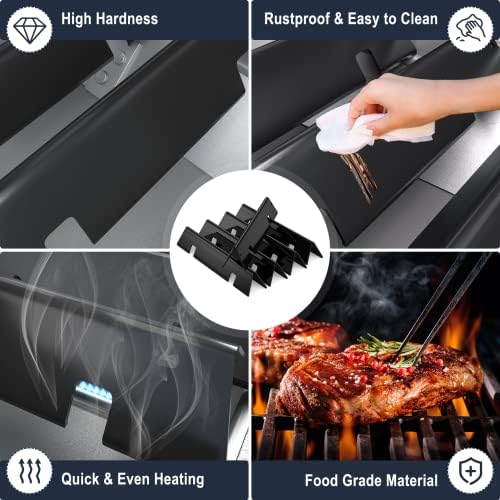 X Home Flavorizer Bars Replacement for Weber Spirit 2 Grill with GS4 Grilling System, Spirit II E-310 Grill Parts, Replace Part# 67046, Porcelain-enameled, 5-Pack