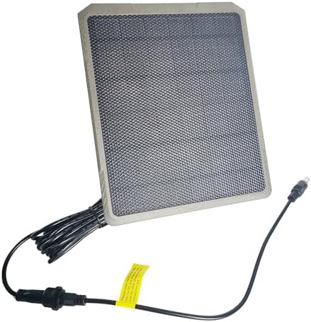 GardePro SP350 Solar Panel for Trail Camera, Built-in 5200mAh Rechargeable Battery, 12V/1A, 9V/1.3A, 6V/2A, Plug 5.5x2.1mm | 4.0x1.7mm, Waterproof