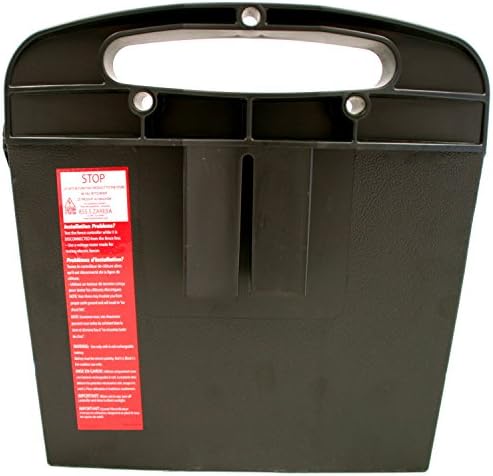 Zareba ESP10M-Z Solar Powered Low Impedance Electric Fence Charger - 10 Mile Solar Powered Electric Fence Energizer, Contain Animals and Keep Out Predators, Yellow/Black