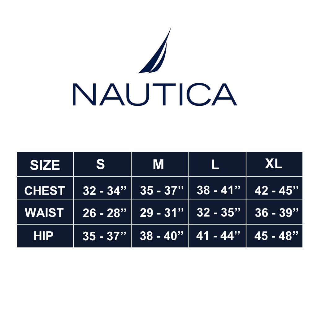 Nautica Women's Long Sleeve Thermal Underwear Base Layer Set (Red, Medium)