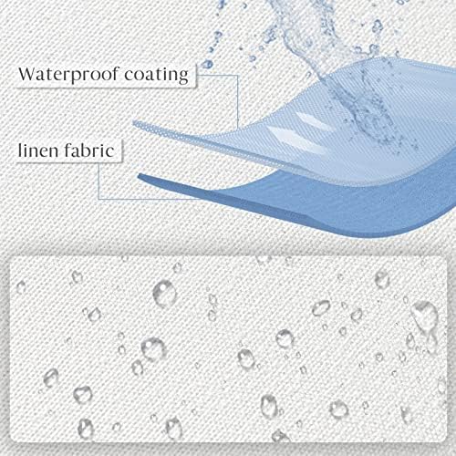 Ashler Outdoor Pillow Inserts, 18x18 Waterproof Throw Pillows Pack of 2, Outdoor Pillows Water-Resistant Decorative Premium Square Pillow Stuffer Sham for Porch Patio Living Room Bedroom Furniture