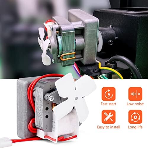 Upgraded 2.0 RPM Auger Motor Replacement Parts for Traeger, Pit Boss Wood Pellet Grills & Camp Chef Smokers, Oklahoma Joe's & Cuisinart WoodCreek Pellet Grill, Barbecue Auger Motor, 120V 60Hz 2 Pole