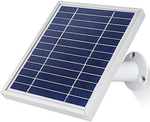 iTODOS Solar Panel Compatible with Arlo Pro and Arlo Pro 2, 11.8Ft Outdoor Power Charging Cable and Adjustable Mount,Not for Arlo HD,Arlo Ultra and Arlo Pro3/Pro4-Silver