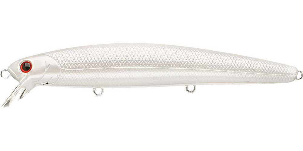 LUCKY CRAFT Flashminnow 110 (701 Pearl White), Surf Fishing Lure
