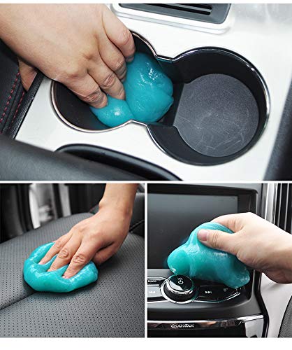 AutoNexusSupply Car Cleaning Gel, 5.6 oz Reusable Automotive Detail Putty for Crevices, Vents, and Dust Removal - Blue Cleaning Slime for Car Detailing