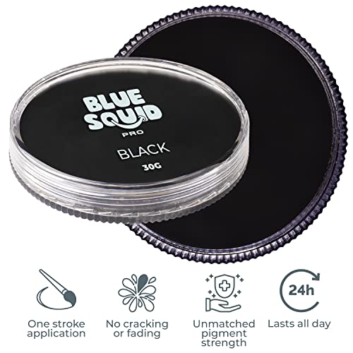 Blue Squid PRO Face Paint - Professional Water Based Single Cake Facepaint & Body Paints - SFX Makeup, Kids Adults Face Painting for Costume, Halloween, Cosplay - Metallic Purple 30g / 1oz