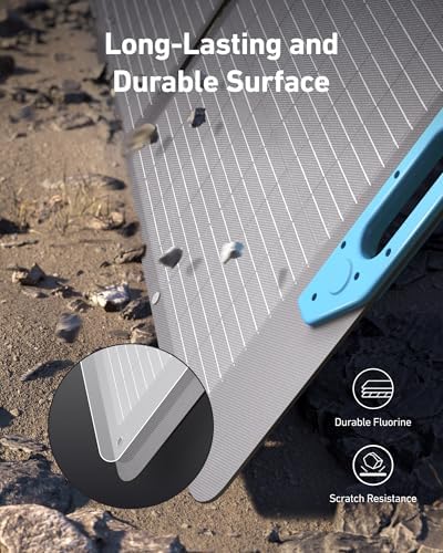 Anker SOLIX PS100 Solar Panel with Adjustable Kickstand, 100W Foldable Portable Solar Charger, IP67 Waterproof, 23% Higher Energy Conversion Efficiency, for Camping, RVs, and Blackouts