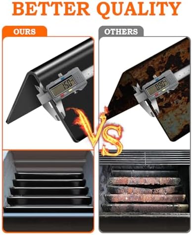 Flavorizer Bars 24.5 Inch for Weber Genesis Grill Parts Genesis 300 310 320 330 Series, Genesis E310 Grill Parts with Side Control, 5 Pcs Gas Grill Accessories for Weber 7539 7540