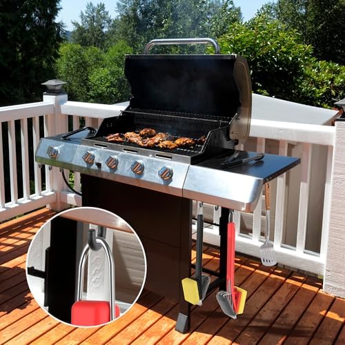 Grill Brush with Scraper-Replaceable Steam BBQ Grill Cleaner Brush Head -Black 3-in-1 Safe Barbecue Clearning Brush Tools for Cast Iron/Stainless-Steel Grates (2 Steam Brush Heads)-Gifts for Grill Men