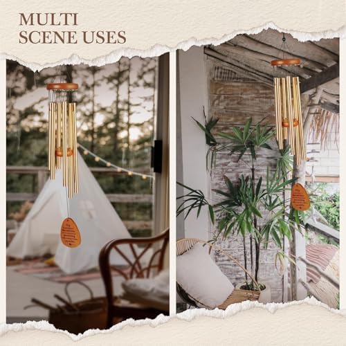 SteadStyle Happy Anniversary Decorations for Couples, Parents, Husband, Wife, Wedding Anniversary Keepsake Wind Chimes